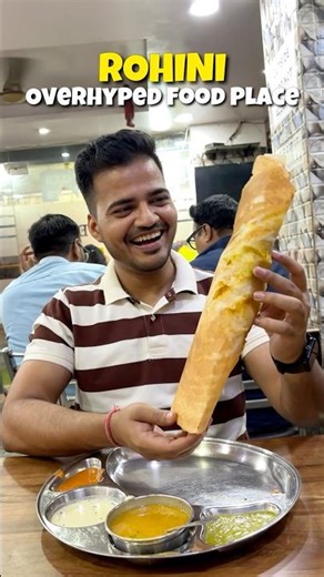 I Tried Rohini Most Overhyped Food Places By Vloggers 🤢😱 #shorts #food