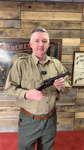 We’re wrapping up Wheelgun Wednesday with a S&W Model 3 .22 rimfire conversion from the Charles Marx collection. | Rock Island Auction - Collector Firearms