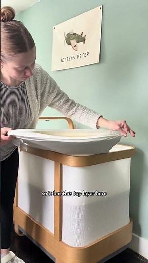 #Cradlewise Smart Crib | Easy Sheet Changes, Safe & Thoughtful Design 👶