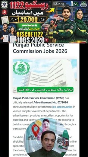 PPSC 1122 Rescue Jobs 2026 Apply