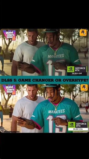 DLSS 5 ON vs OFF in GTA 6 #shorts #viral #gta6 #shortsfeed #goviral #gta