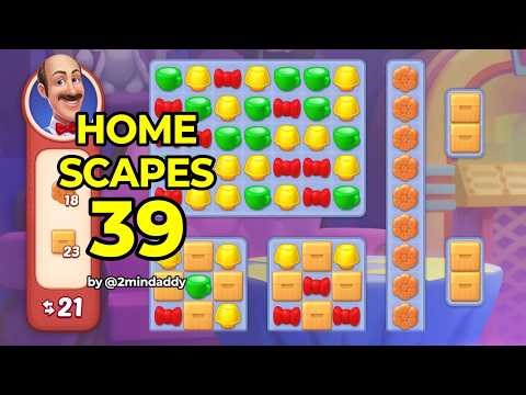 Homescapes Level 39 No Boosters Gameplay