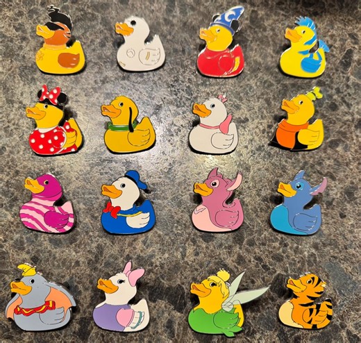 Authentic Ducks of Disney Pins & Character Trash Bin Pins - Great for Trading Collecting/ Pixie Dust/ Fish Extender - Etsy