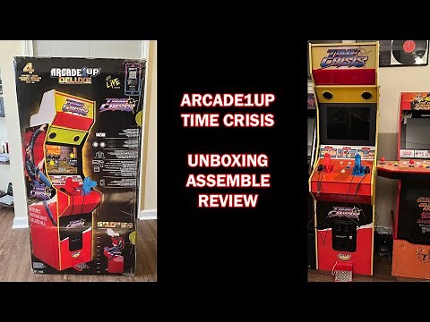 Time Crisis Arcade1up Unboxing, Assembly, and Review