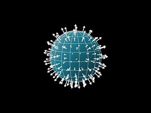 Unit normal vector on the surface of sphere.