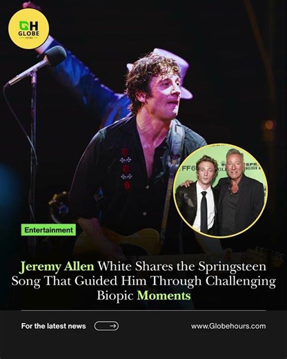 Jeremy Allen White Shares the Springsteen Song That Guided Him Through Challenging Biopic Moments