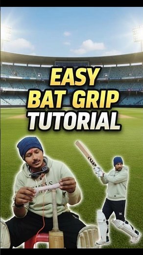 bat grip tutorial,how to put grip on cricket bat,cricket bat grip change,cricket Bat Hadle#ytshort