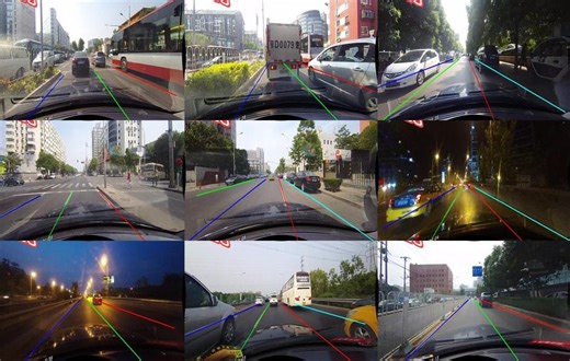 深度学习-车道线检测网络算法演示