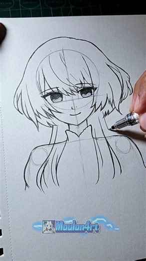 drawing process #drawing #howtodraw #anime #manga #easydrawing #drawingtutorial