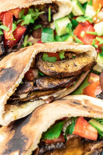 "BOMB" Vegan Mushroom Shawarma Recipe with Tahini