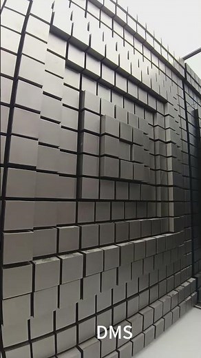 The dynamic matrix art installation can be used for display in commercial spaces of enterprises.