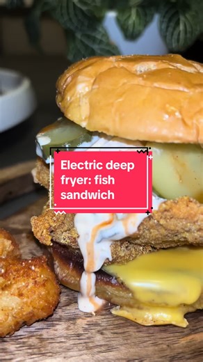 An electric fish fryer is the way to go. A versatile piece of equipment. Get ready for fun. #electricdeepfryer#fishsandwich