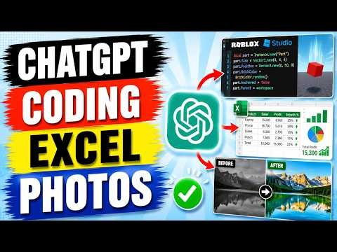 How To Use ChatGPT For Coding, Excel & Photo Editing