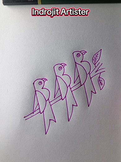 Learn to Draw Beautiful Birds with the Letter B