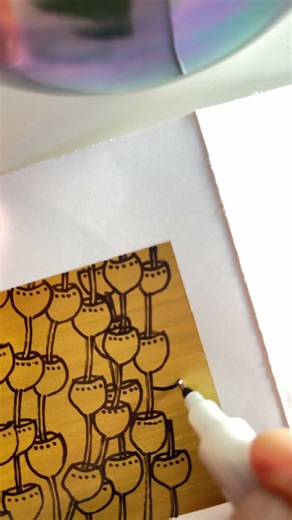 Making a folding card 折りたたみカード作り