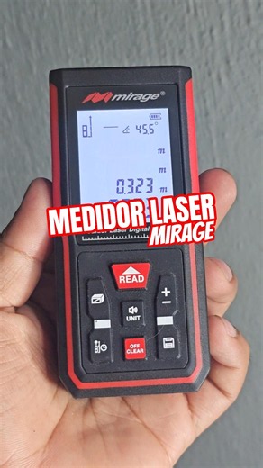 MEDIDOR LASER MIRAGE 50 MTS #aireacondicionado #hvac #tools #inverter