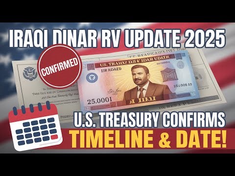Iraqi Dinar RV Update 2025 – U.S. Treasury CONFIRMS Timeline & Date! 💥 Today's IQD News!