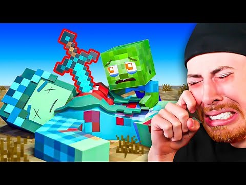 YOU CRY = DELETE MINECRAFT Challenge! (Sad Animations Try not to cry)