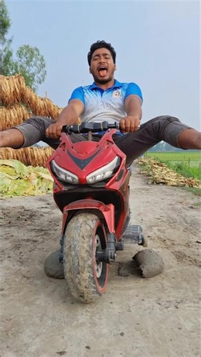 funny small mini bike ride.55
