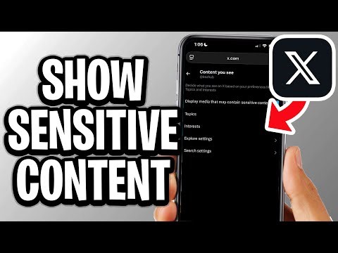 How to Show Sensitive Content on X - Twitter