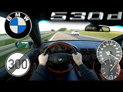 BMW E39 530d INDIVIDUAL TOP SPEED NO LIMIT AUTOBAHN GERMANY