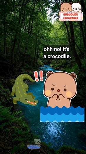 Bubu saved Dudu from angry crocodile 🐊|| Bubu & her pet Croco cutie 🥰|| Bubu Dudu funny video || Peach goma cartoon || #bubududu #bubududubears🐻🐻‍❄️ #bubududuforever #peachgoma #instagood #cutefamily #foryoupage #peachgomacuteness #bubududulovers #funnycomic #funnymemes #peachgomalove #bubududuanimation #couplegoals #romanticcouples #funnycouples #husbandandwife #funnyclips | Debdutta Ganguly