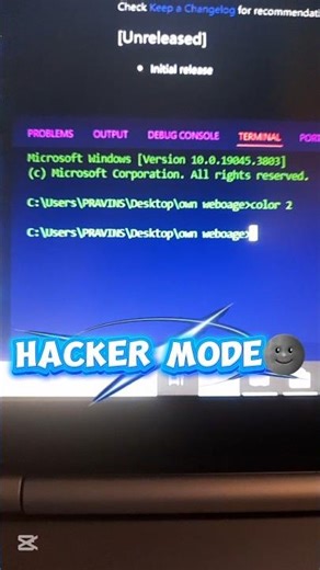 How to launch CMD in VS code🦧#fypシ゚viral #shorts #hacker #htmlcss #goviral
