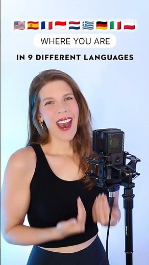 Singing WHERE YOU ARE in 9 different LANGUAGES 🇺🇸🇪🇸🇫🇷🇮🇩🇳🇱🇬🇷🇩🇪🇮🇹🇵🇱