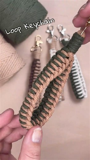 Easy Macrame Keychain Pattern for Beginners