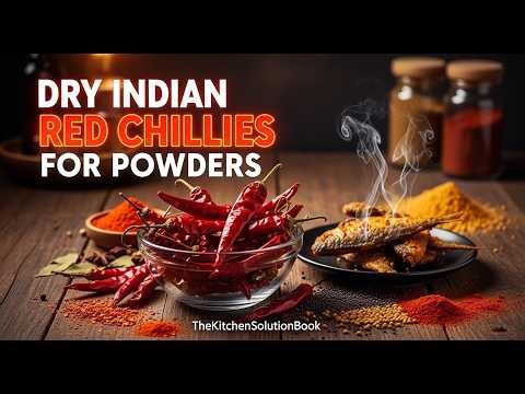 🌶️ Mix These Indian Dry Chillies 🔥 Perfect Powder Secret