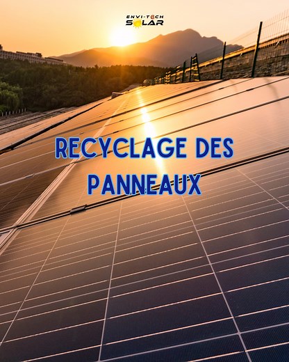 Les panneaux solaires, ça se recycle jusqu'à 97,5% ! 😜 👉 Une question sur le solaire ? Un projet en tête ? Posez-nous toutes vos questions en commentaire, on sera ravi d’y répondre 🌞 EnviTechSolar – Aloïs FATH 🌐 https://envitechsolar.fr/ 📩 contact@envitechsolar.fr 📞 06 83 94 03 67 ☀️ Photovoltaïque, qualité, conseils, proximité, recyclage | Envi-Tech Solar