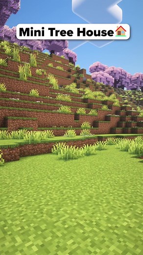 Creative Mini Tree House Build in Minecraft