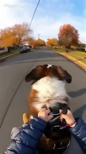 Epic Dog-Powered Skateboarding Adventure! #doglife #skateboardingdog #petadventures