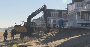 Salisbury Beach residents brace for another storm, dune rebuilding project underway