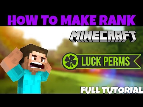 How To Make Ranks in Aternos Server 1.21| How To Make Ranks With Luckperms | Ranks Plugin