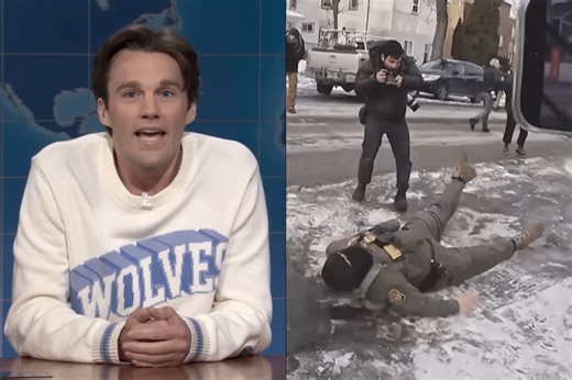 SNL Plays ICE Officer Slipping Video on Repeat in Cut-for-Time Sketch - LateNighter