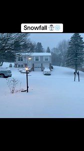 Snowfall time lapse! We got 11.5 inches. Watch till the end 😂 | Tara Of All Trades