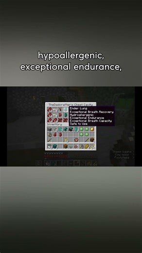 Enderman Lung Upgrade… But I Can’t Touch Water 😅🌊 | Chest Cavity Mod | The Dadcrafter