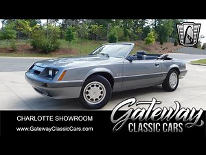 1985 Ford Mustang GT Convertible Gateway Classic Cars 300 CHA