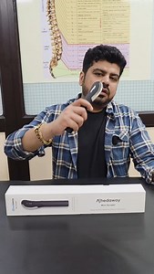 Heated mini scrapper by achedaway,we have already been using the bigger version of this heated muscle scrapper by achedaway and can be seen in our videos in past one year,this mini scrapper is perfect of self use as well as clinical use for physiotherapist,chiropractor and massage therapists as well. | Gautam Batra