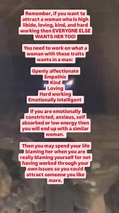 This is the most practical reason to get into therapy as a man. Work through your own mental and emotional issues so you can attract a healthy, loving partner instead of one of the women who will tolerate your issues because she has so many of her own. #love #psychologist #intimacy #marriage #relationshipadvice #couplescounseling #dating | Dr. Psych Mom