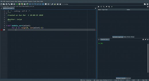 Bubble_sort(用Python实现冒泡排序)(1)