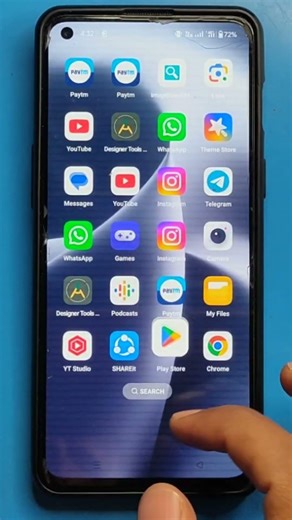 Mobile display horizontal line problem/how to remove lines from phone screen #shorts #lines #short