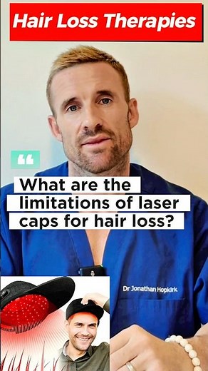 Do laser caps actually work for hair loss? Here’s the catch #lasercaps #LLLT #hairloss #DrHopkirk