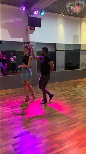 Try this intermediate salsa move with us…with counts. Can you do it?