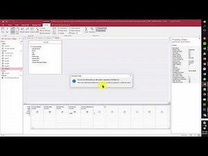 Access 2016 - ADVANCED QUERIES, CROSS-TAB QUERY, REPORTS AND FORMS