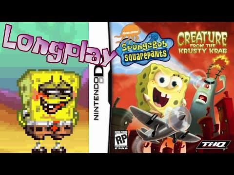 SpongeBob Creature from the Krusty Krab (DS) - Longplay | 100% [4K]