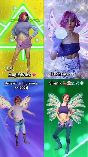 Winx Club SPOOF: Tecna’s Magic Winx, Enchantix, Believix and Sirenix transformations in real life