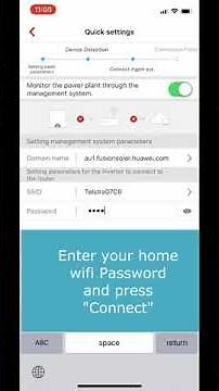 Huawei Fusion-home Wifi monitoring Setup for SUN2000L-2~5KTL Models