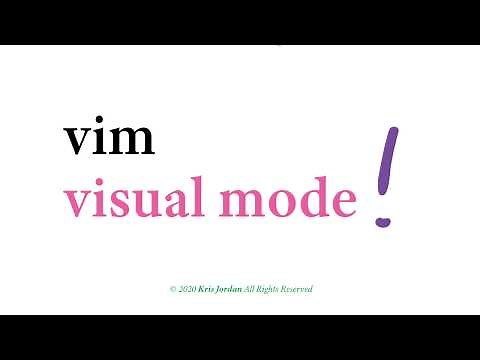 vim - visual mode